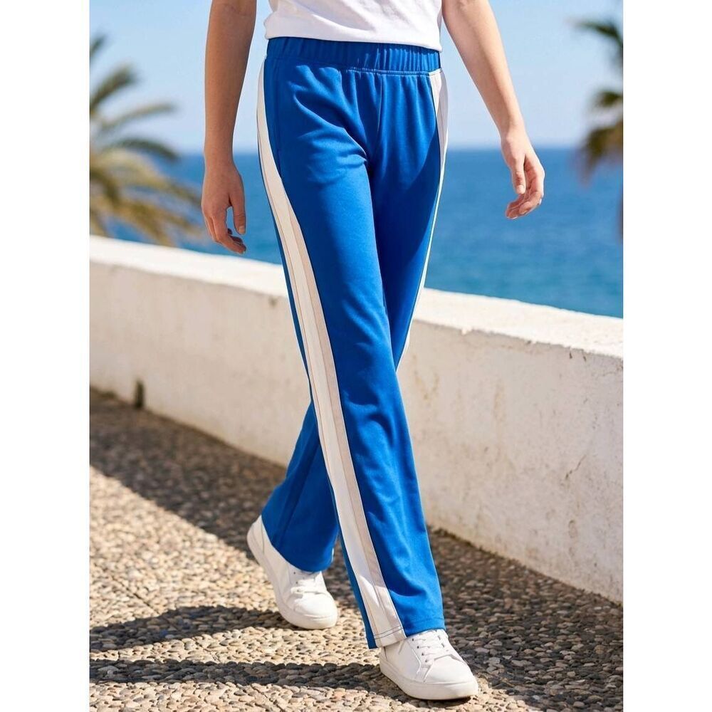 🔺️Augusta Sportswear Royal Blue Zippered Leg Track Pants Small